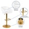 Flash Furniture 2PK White Vinyl Adjustable Height Barstool 2-CH-122070-WH-G-GG - alternate 6